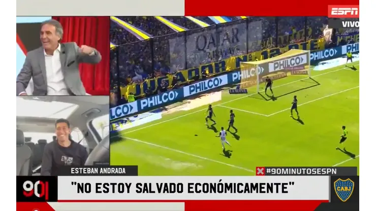 Andrada salió en vivo mientras pagaba sus impuestos y Ruggeri nos hizo llorar