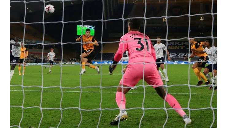 Raúl Jiménez anotó su segundo gol en la temporada (Getty Images)