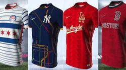 La serie de jerseys de MLB edición fútbol