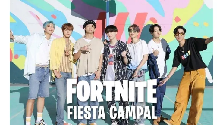 Nuevo concierto en Fortnite: ¡BTS llega a Fiesta Campal!