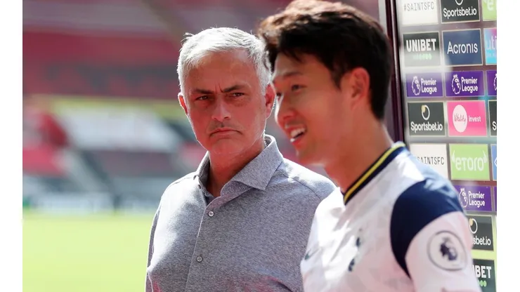 El trolleo de Mourinho a Son en plena entrevista luego de marcar cuatro goles