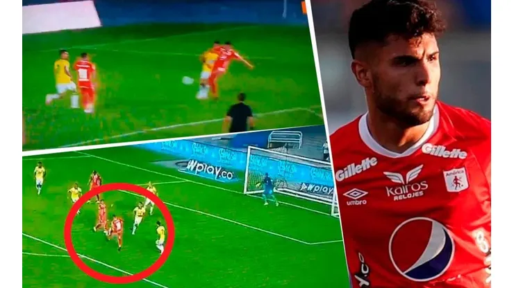 Así fue el primer gol de Rodrígo Ureña como jugador del América de Cali.