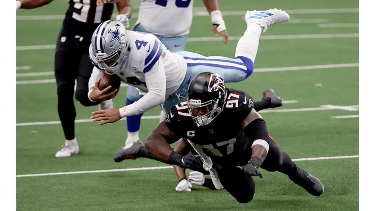 Dak Prescott, quarterback de los Cowboys (Getty Images)