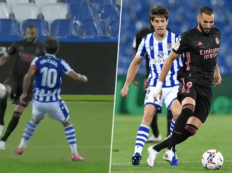 Es de otro planeta: doble sombrero de Benzema para volver locos a todos