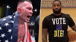 Colby Covington y LeBron James (Getty Images)