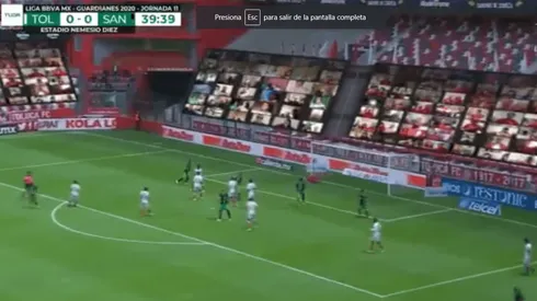 Golazo de Gael Sandoval para Santos Laguna.