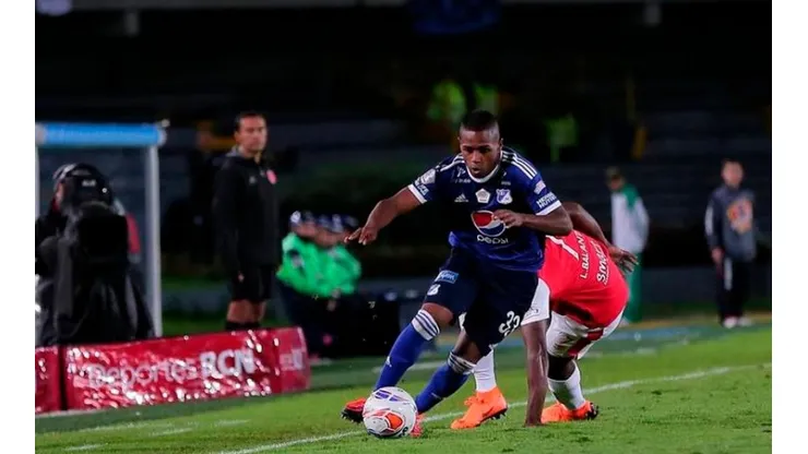 Juan Salazar anotó, pero Millonarios ya pierde 1-2 con Once Caldas