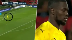 El blooper de Mvogo y su posterior reacción.