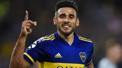 Eduardo Salvio viene de marcarle un doblete a Libertad.