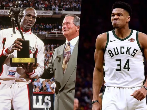 Giannis opinó de unirse a Jordan y Olajuwon