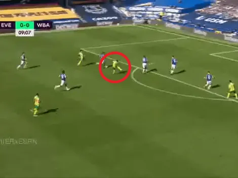 Fallaron James y Mina y el West Bromwich sorprende al Everton con un golazo