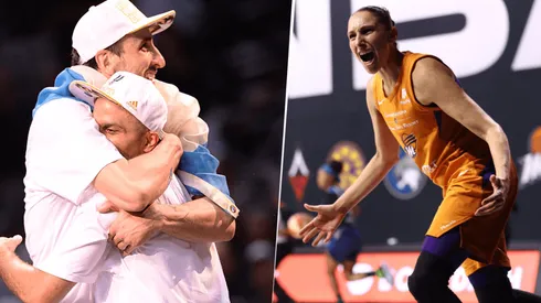 Emanuel Ginobili y Diana Taurasi