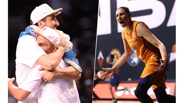 Emanuel Ginobili y Diana Taurasi