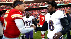 Patrick Mahomes y Lamar Jackson (Getty Images)