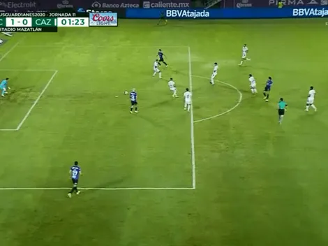 Insólito error de Cruz Azul y gol Mazatlán