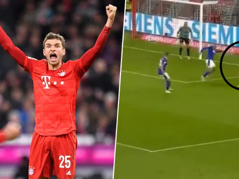Video: rabona mágica de Lewandowski y golazo de Müller para Bayern Munich