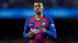 Nelson Semedo con la camiseta de Barcelona.