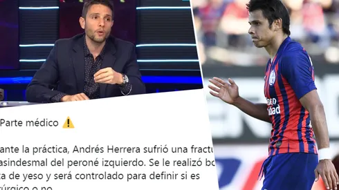 Foto captura de Ángel Romero y lo que se dice en TyC Sports.