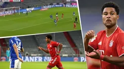 Gnabry está demente: golazo para el 1 a 0 del Bayern Múnich ante Schalke 04