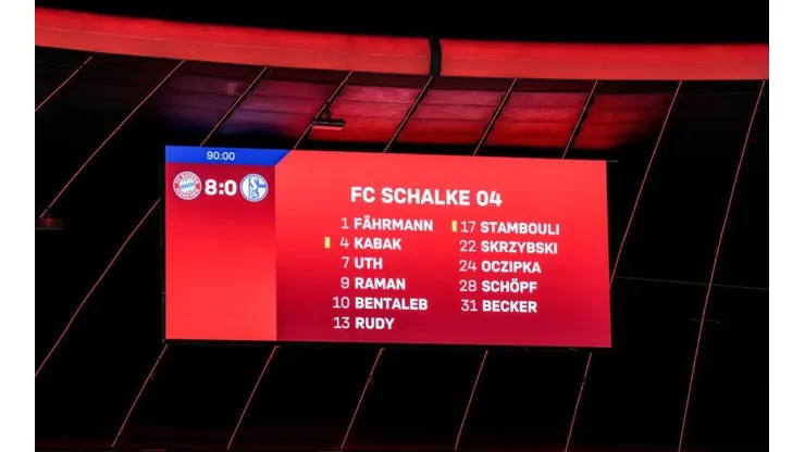 Se burlan solos: el tuit del Schalke tras recibir el octavo gol del Bayern