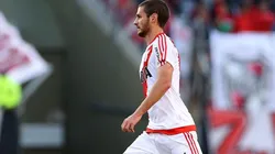 Joaquín Arzura defendiendo la camiseta de River.