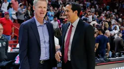 Steve Kerr y Erik Spoelstra (Getty)