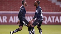 El festejo de los jugadores de Independiente del Valle.