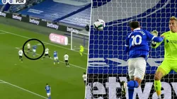 Cabezazo formidable de Alexis Mac Allister.