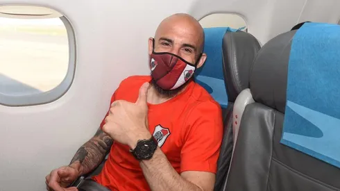 La vieja confiable línea de cuatro: el XI de River ante São Paulo