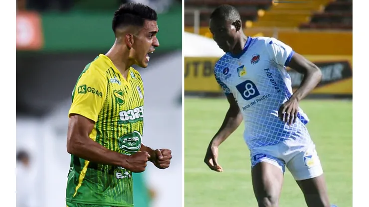 Defensa y Justicia vs. Delfín (Fotos: Getty y Twitter @DelfinSC)