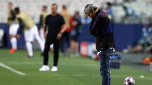 Foto de Quique Setién, exentrenador de Barcelona.