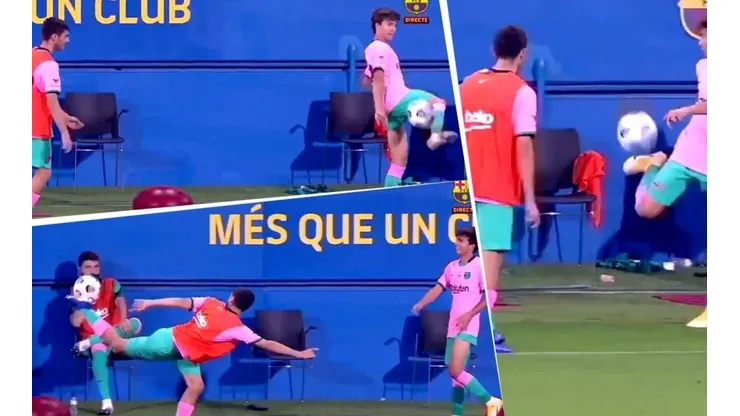 El futuro del Barcelona: el video de Riqui Puig y Pedri que se hizo viral