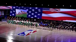 Una de las duelas de la 'burbuja' de la NBA (Getty Images)