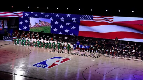 Una de las duelas de la 'burbuja' de la NBA (Getty Images)