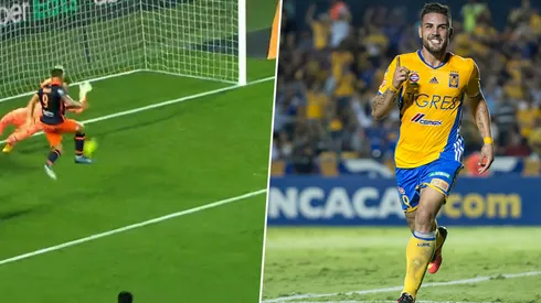 Andy Delort erró un gol hecho en Francia (Captura/Getty Images)