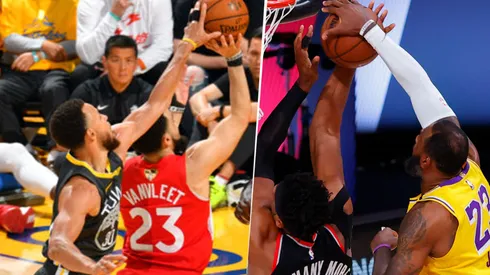 Stephen Curry y LeBron James (Getty Images)