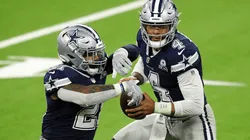 Ezekiel Elliott y Dak Prescott (Getty Images)