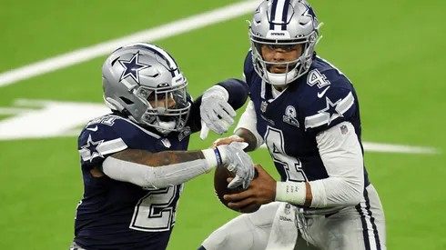 Ezekiel Elliott y Dak Prescott (Getty Images)
