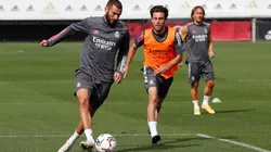 Benzema metió cuatro goles en la goleada del Real Madrid al Getafe