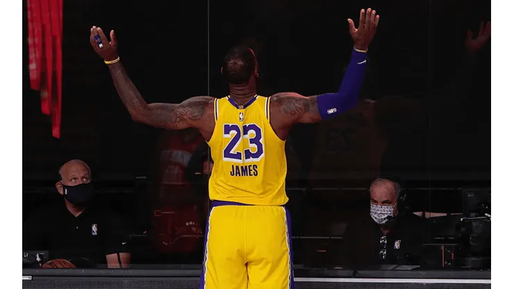 LeBron James, estrella de los Lakers (Getty Images)