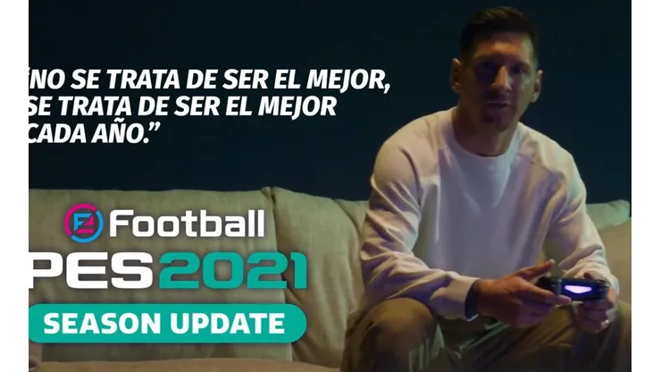 Messi protagoniza el épico trailer de lanzamiento del eFootball PES 2021