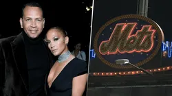 Alex Rodríguez y Jennifer López (Getty Images)