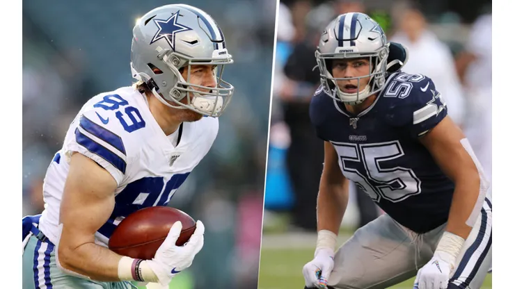 Blake Jarwin y Leighton Vander, los lesionados de los Cowboys (Getty Images)