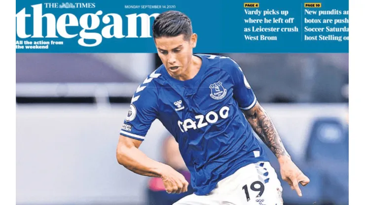 La prensa de Inglaterra se rinde a los pies de James: "Renace una estrella"