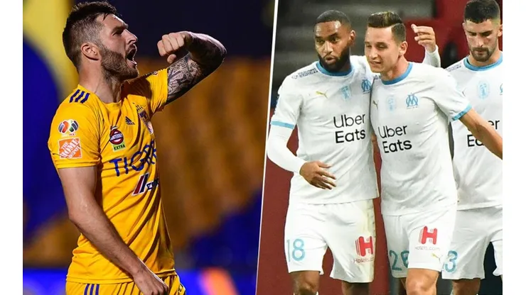 Lo goza: Gignac festejó la victoria del Marsella en el Clásico