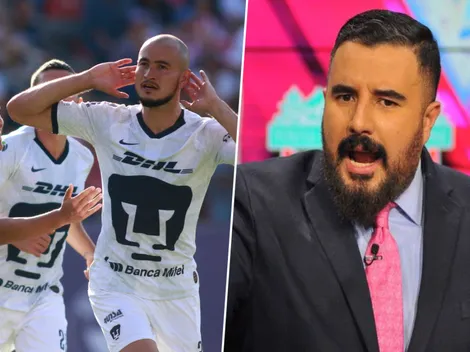 Álvaro Morales trató de suertudo a Pumas UNAM