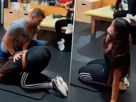 Video viral: estaba haciendo ejercicio y se le escapó un gas diabólico