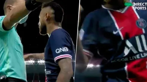 Neymar pasó por al lado de la cámara y le dijo por qué le pegó a Álvaro González