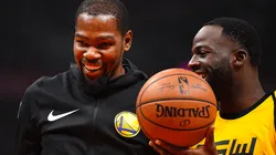 Kevin Durant y Draymond Green (Getty Images)
