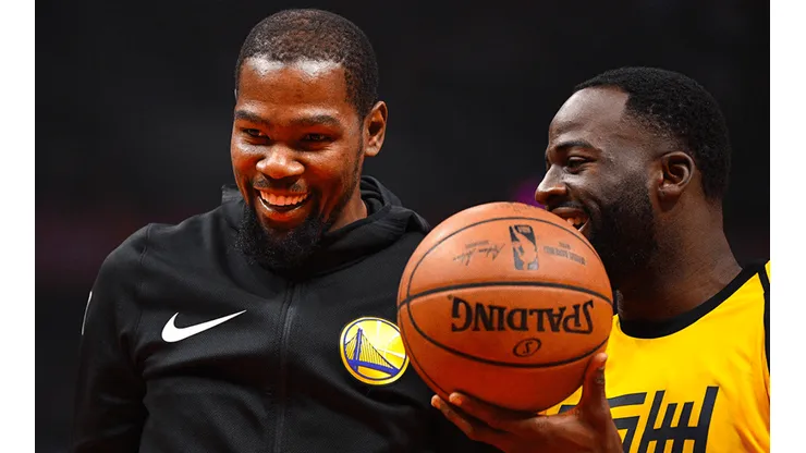 Kevin Durant y Draymond Green (Getty Images)